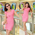 Summer Korean Slim Slim Dress Women