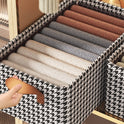 Foldable Fabric Steel Frame Non-woven Fabric Household Large Capacity Clothes Storage Box