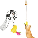 Creative Interactive Cat Toy Swinging Sound Response And Reward System Retractable Cat Teaser Toy