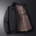 Autumn And Winter Fleece Lined Coat Men