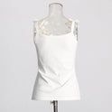 Casual Outdoor Women's Elegant Stitching Three-dimensional Flower Design Sling Top