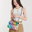 Women's Stitching Chain Shoulder Messenger Bag