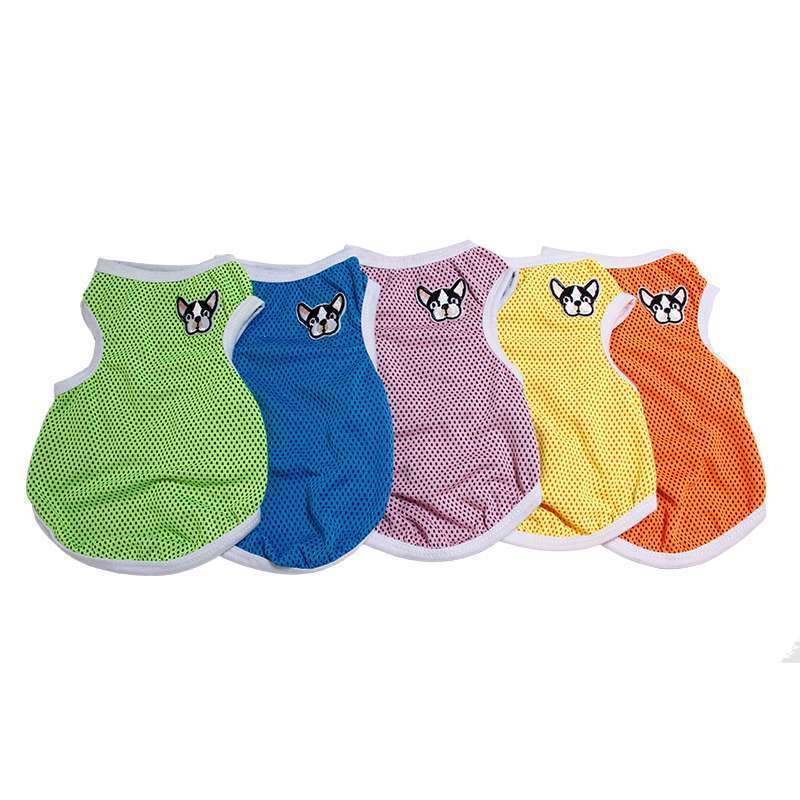 Pet clothing mesh breathable vest