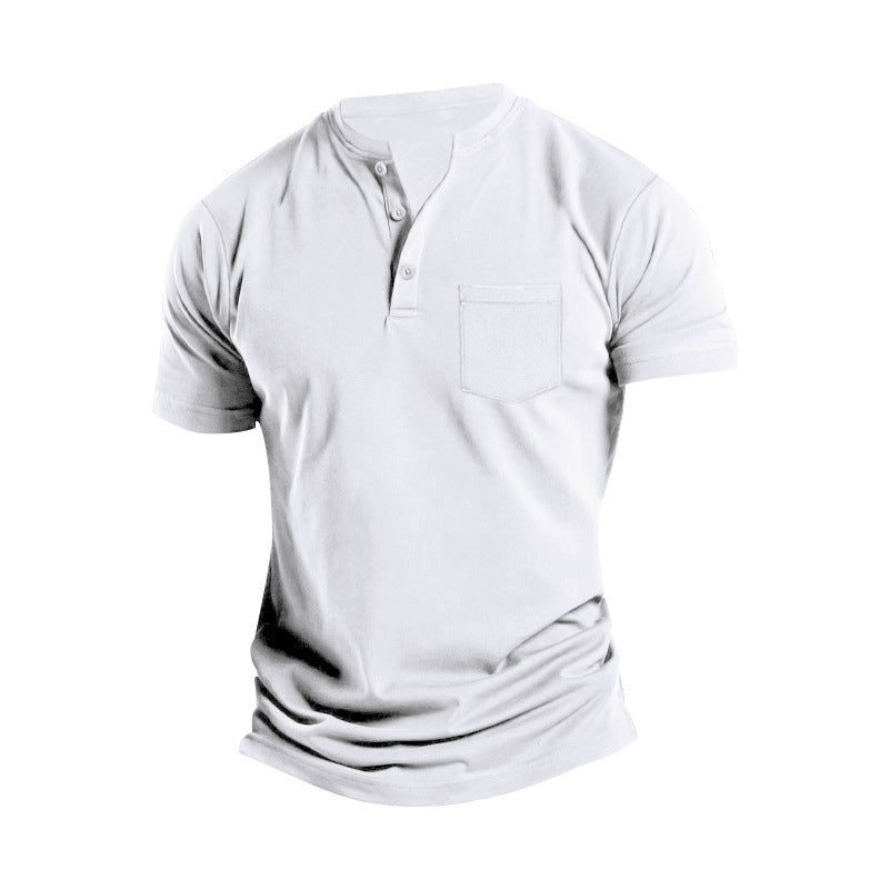 Men's Casual Short Sleeve Plus Size T-shirt