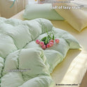 Class A Maternal And Child Grade Washed Cotton Four-piece Set Ins Fresh Bed Sheet Quilt Cover