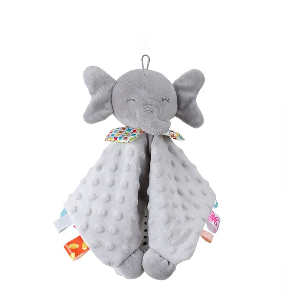 Pet And Kid Comforter Blanket Teether Soft Plush Newborn Sleeping Dolls Fashion Sleep Toy Soother Appease Towel Bibs