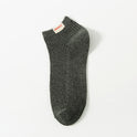 Solid Color Men's Calibration Socks Double Needle Cotton