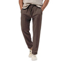 Summer Men's Breathable Solid Color Trousers Plus Size Loose Casual Pants