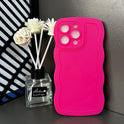 Solid Color Big Wave Suitable For Phone Case Solid Color Drop-resistant Soft Shell