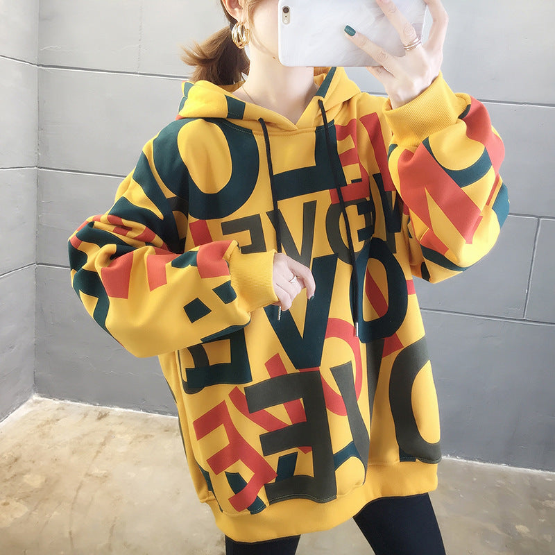 Women's printed sweater