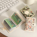 Women's Flower Oil Painting Retro Style Large Capacity Card Holder