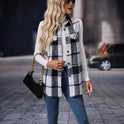 Women's Fashion Plaid Sleeveless Vest Loose