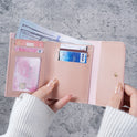 Simple Short Women's Wallet Student Ticket Clip Multifunctional