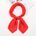 Simple And Versatile Satin Plain Handkerchief