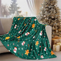 Christmas Flannel Blanket 3D Printing Nap Quilt