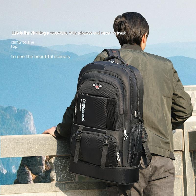 Men's Big Travel Tourist Mountaineering Outdoor Large Capacity Luggage Backpack