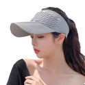 Scale Air Top Internet Celebrity Knitted Baseball Peaked Cap Outdoor Sports Sun Hat