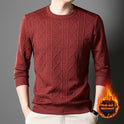 Autumn And Winter Fleece Lined Padded Warm Keeping Fashion Men's Sweater