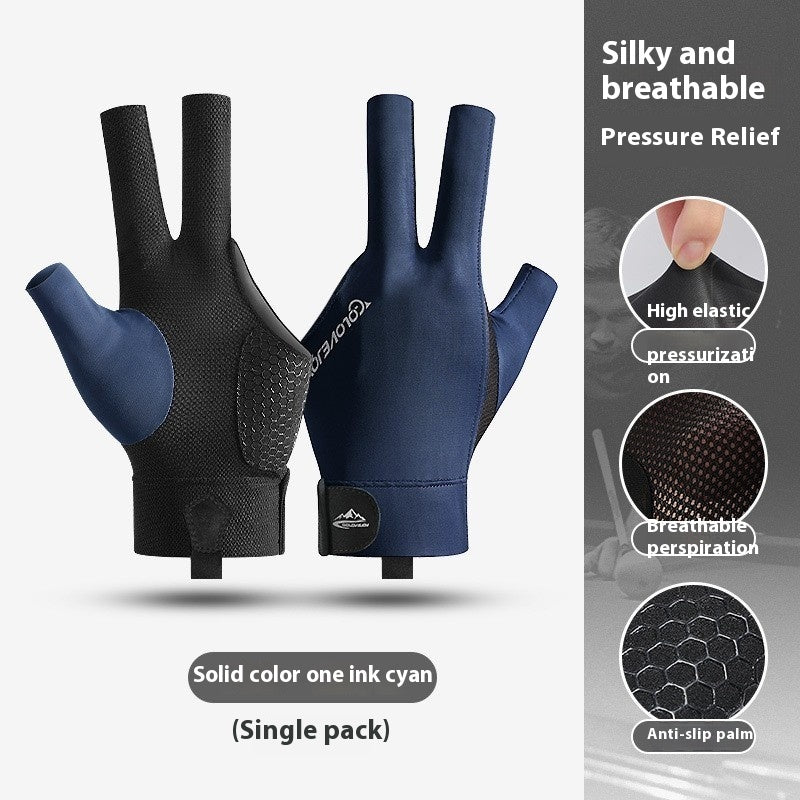 Billiard Gloves High Elastic Breathability Lightweight