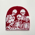 Halloween Party Funny Horror Knitted Jacquard Hat