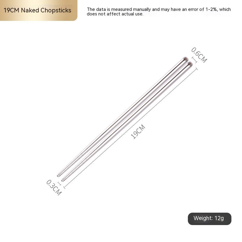 Stainless Steel Hollow Chopsticks