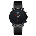 Fashion Two Eyes Moon Men's Watch