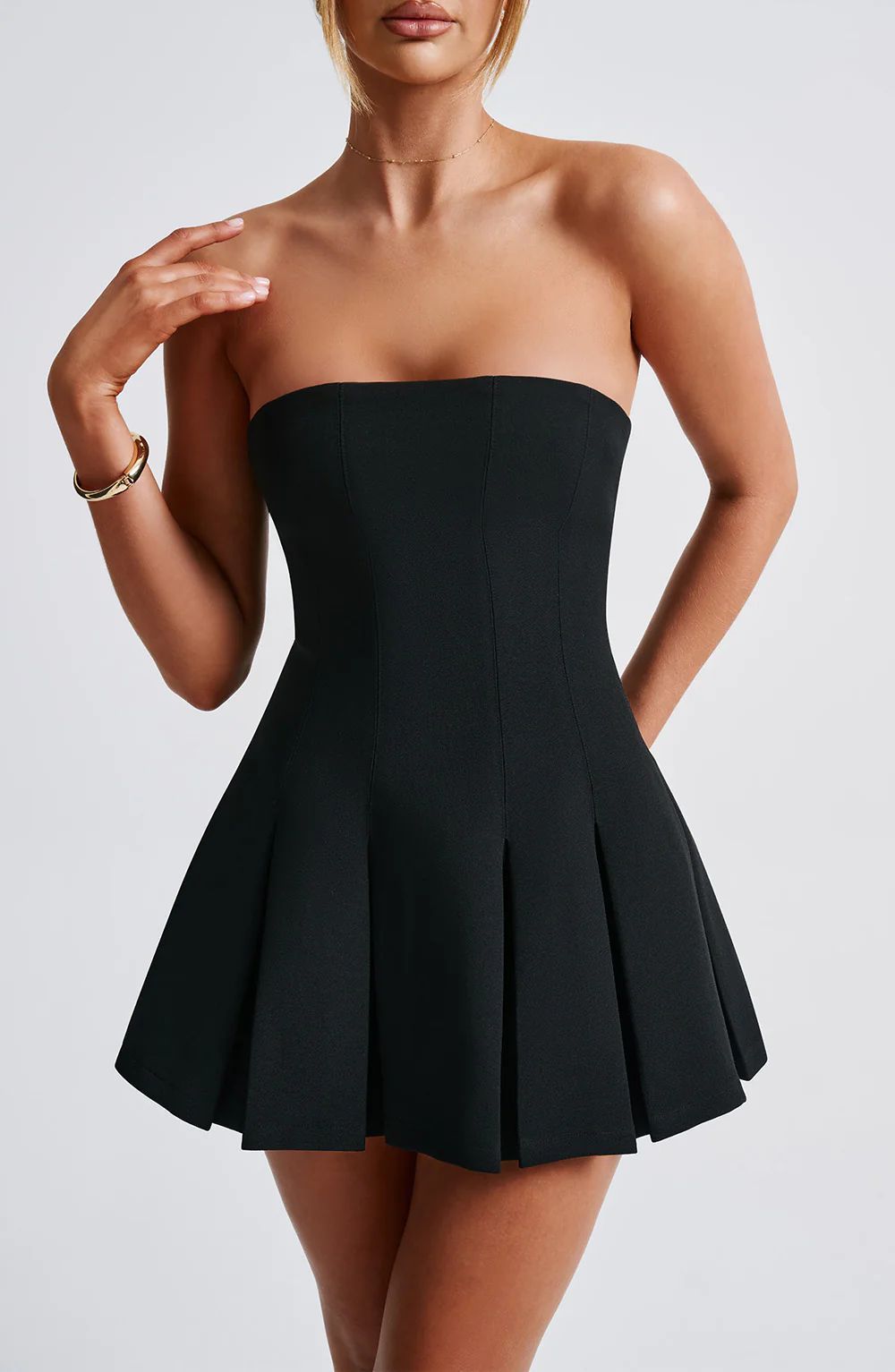 Women's Fashion Tube Top High Waist Dress