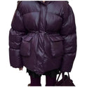 Women's Zipper Waist-tight Cotton-padded Jacket