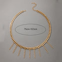 Punk Style Thick Chain Heavy Metal Tassel