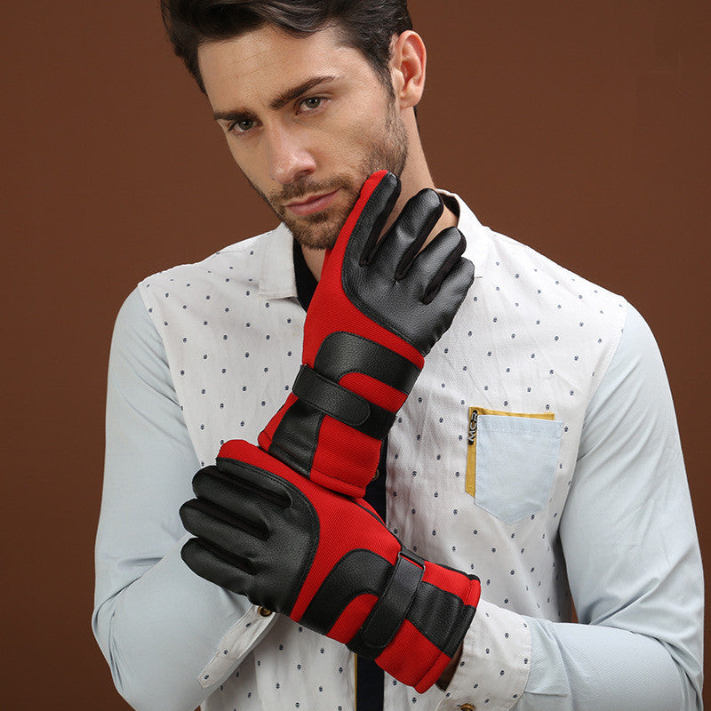 Outdoor thickened cold-proof non-slip gloves