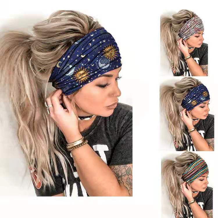 Headscarf For Women Summer New Manufacturers Yoga Width Hair Band