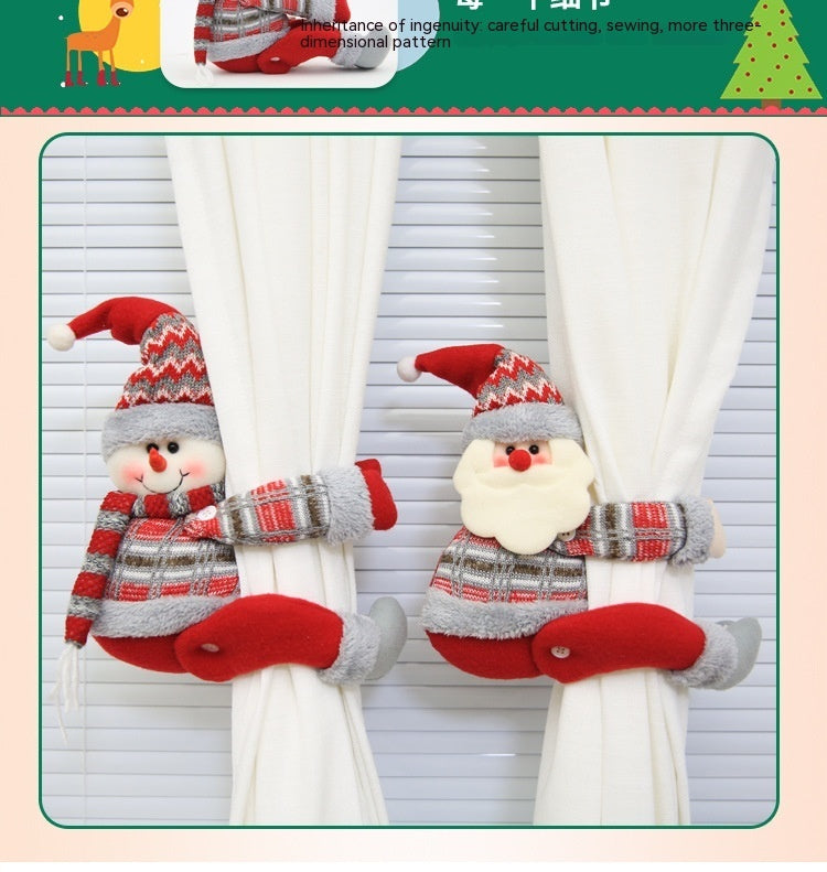 Cartoon Doll Fabric Curtain Buckle