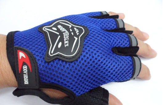 Mesh Bike Half Finger Gloves AliExpress Fox Head Riding Gloves