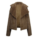 Rabbit fur plush coat top