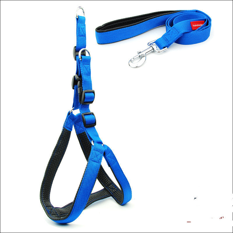 Dog Padded Harness Leash Reflective Nylon Harness Leash