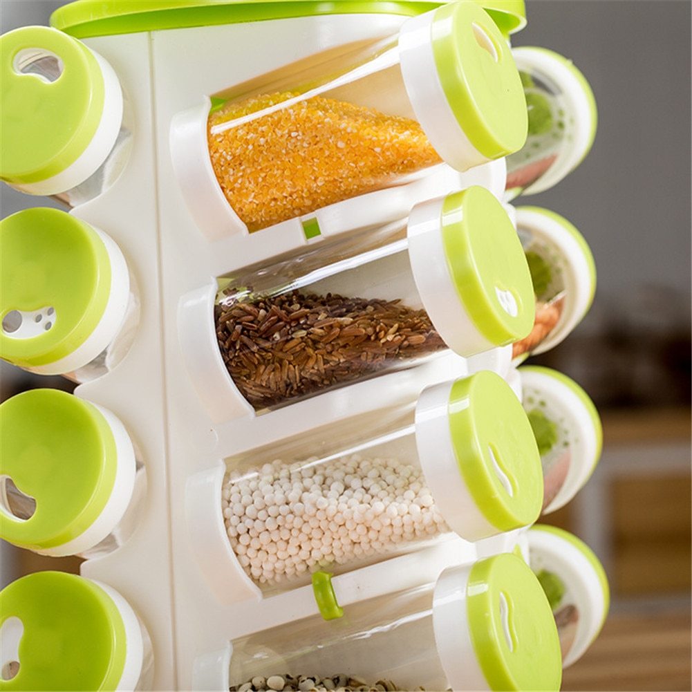 Kitchen Multifunction Rotating Seasoning Bottle Holder