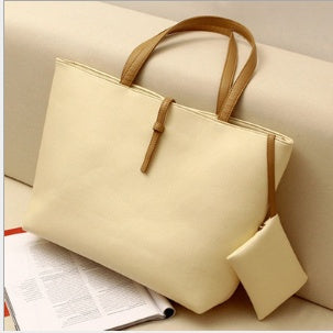 Chao female bag Korean version of the wild commuter belt buckle bag shoulder bag women's big bag