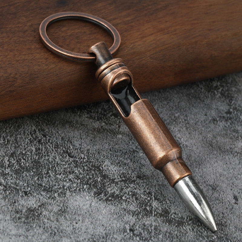 Metal Keychains Bullet Bottle Opener Creative Pendant