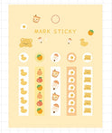 Sweet Notes Index Stickers PVC Marked Hand Tent Decoration Ins Study Notes