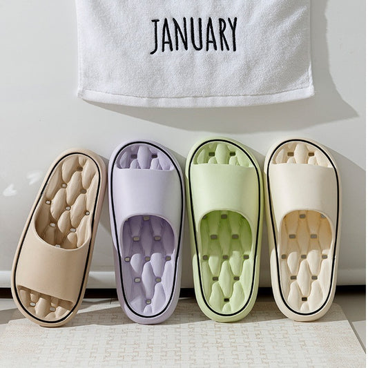 Hollow Bathroom Non-slip Silent EVA Slippers