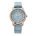 Women's Two-tone Dial Belt Quartz Watch