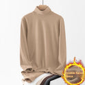 Self-heating Double-sided Dralon Turtleneck Long Sleeve T-shirt