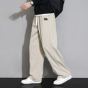 Sweatpants Men's Straight Casual Trousers Loose Wide Leg Sports Pants