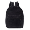 Large Capacity Multi-purpose College Style New Corduroy Front Pocket Unisex Backpack