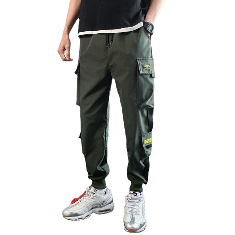 Multi-pocket Leisure Tappered Sports Pants