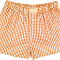 Women's Casual Plaid Cotton Arrow Pants Loose Four-corner Button Shorts