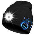 Removable And Washable Rechargeable LED Luminous Lighting Knitted Hat