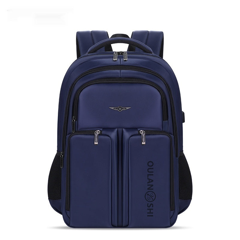 Double-layer Large Capacity Backpack Nylon Stitching