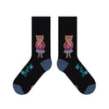 Cute Thickening Breathable Sweat Absorbing Women's Mid-calf Length Socks