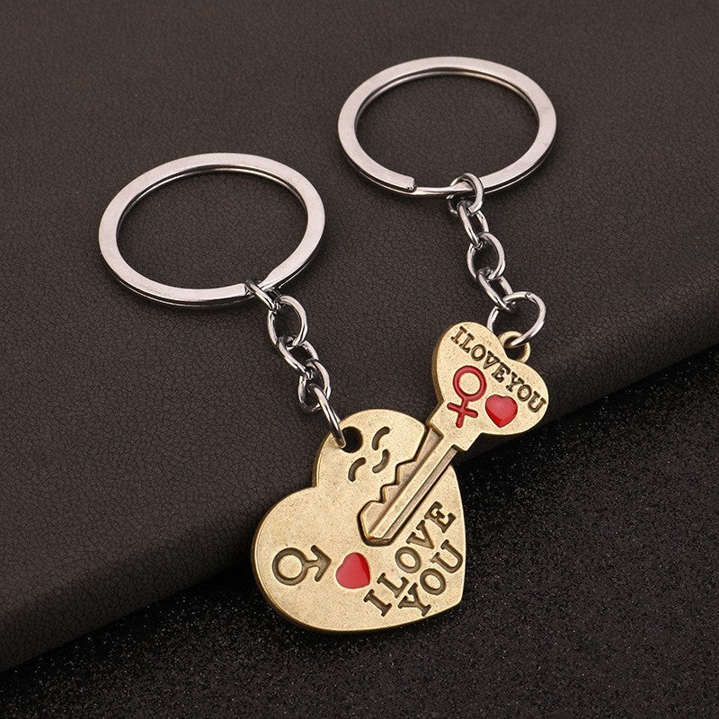 Creative Couple Keychain Small Gift Pendant